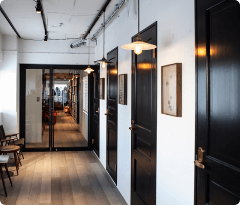 おしゃれな喫茶店の内装