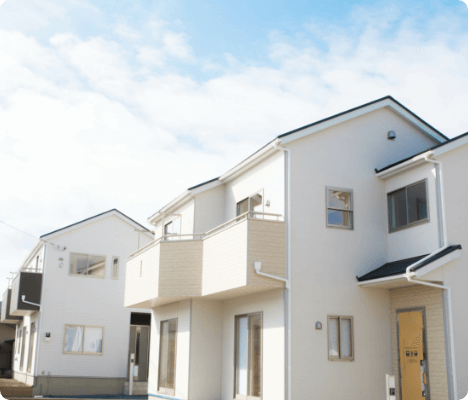 白い壁の新築モデルルーム