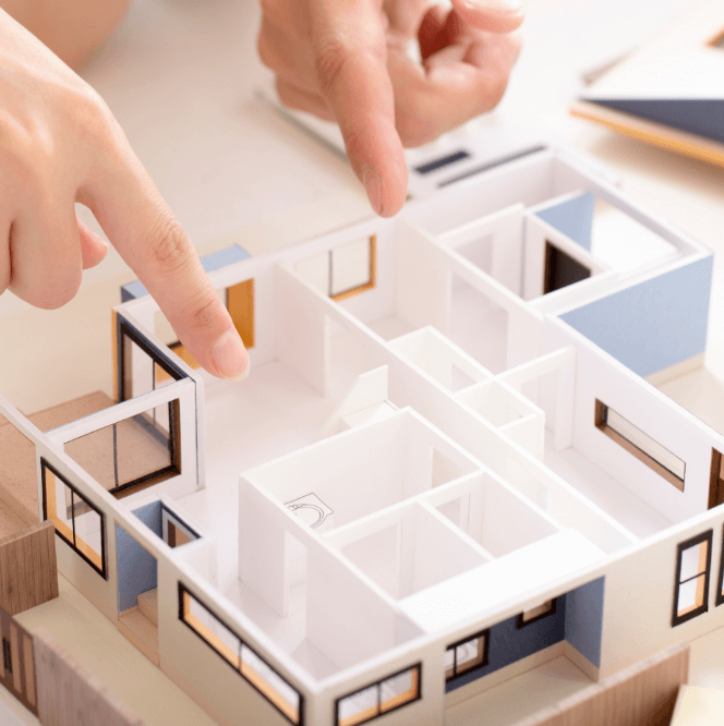 家のサンプル模型