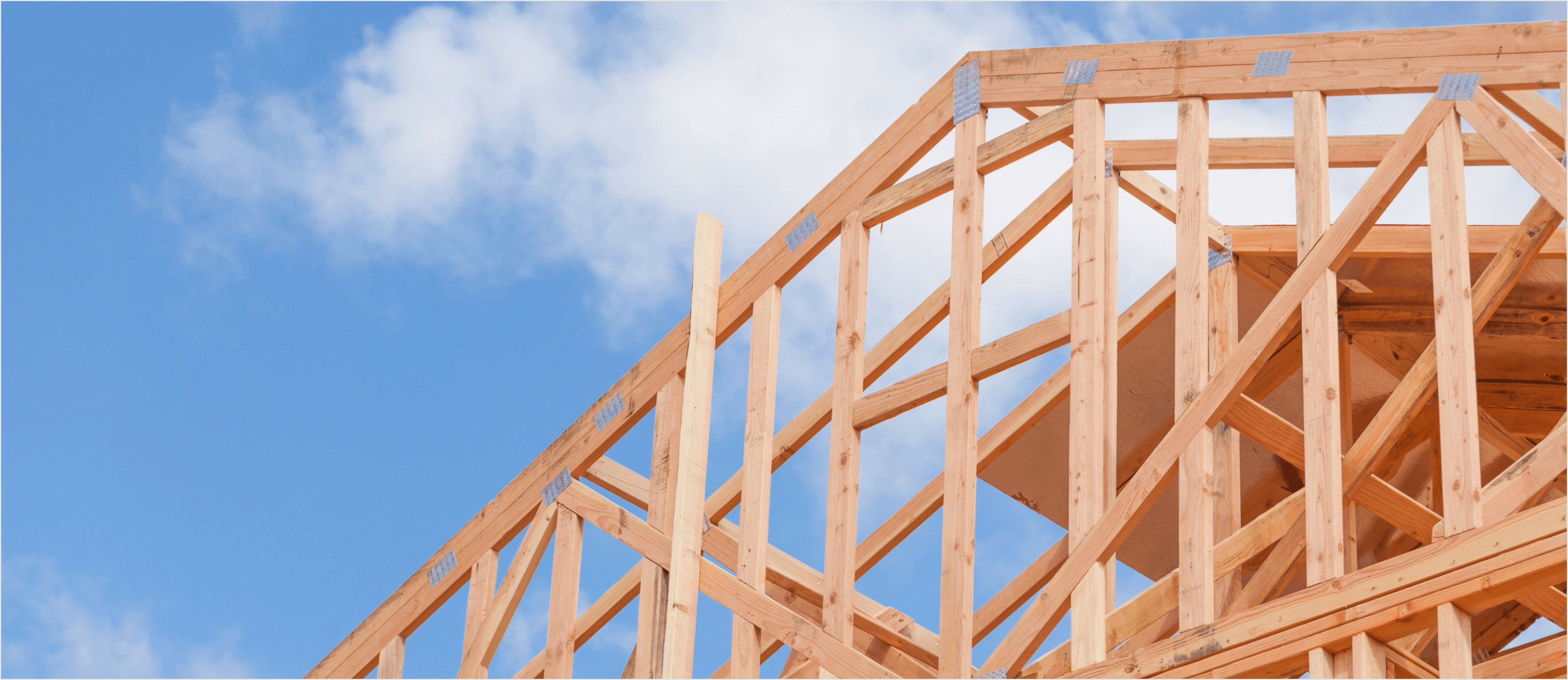 木造建築物の骨組み